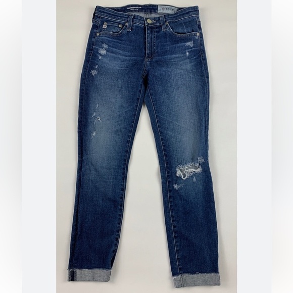Ag Adriano Goldschmied Denim - AG Adriano Goldschmied The Prima  Cigarette Roll Up Jeans Womens 28R (NWOT)